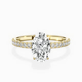 Alluring Hidden Halo Engagement Ring
