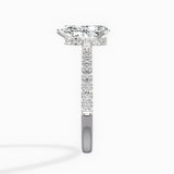 Alluring Hidden Halo Engagement Ring
