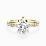 Alluring Hidden Halo Engagement Ring