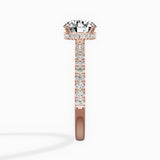 Alluring Hidden Halo Engagement Ring