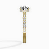 Alluring Hidden Halo Engagement Ring