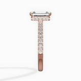 Alluring Hidden Halo Engagement Ring