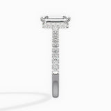 Alluring Hidden Halo Engagement Ring