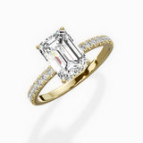 Alluring Hidden Halo Engagement Ring