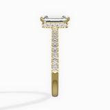 Alluring Hidden Halo Engagement Ring