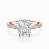Alluring Hidden Halo Engagement Ring