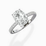 Alluring Hidden Halo Engagement Ring