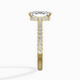 Alluring Hidden Halo Engagement Ring