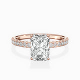 Alluring Hidden Halo Engagement Ring