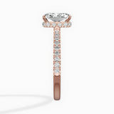 Alluring Hidden Halo Engagement Ring