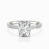 Alluring Hidden Halo Engagement Ring