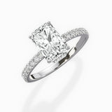 Alluring Hidden Halo Engagement Ring