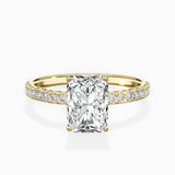 Alluring Hidden Halo Engagement Ring