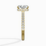 Alluring Hidden Halo Engagement Ring