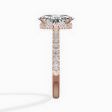 Alluring Hidden Halo Engagement Ring