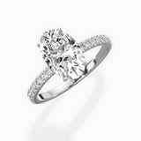 Alluring Hidden Halo Engagement Ring