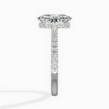 Alluring Hidden Halo Engagement Ring
