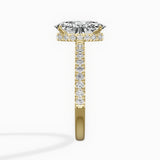 Alluring Hidden Halo Engagement Ring