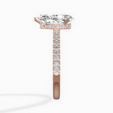 Alluring Hidden Halo Engagement Ring