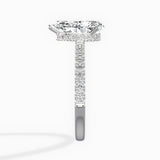 Alluring Hidden Halo Engagement Ring