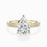Alluring Hidden Halo Engagement Ring