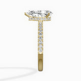 Alluring Hidden Halo Engagement Ring