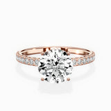 Alluring Hidden Halo Engagement Ring