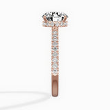Alluring Hidden Halo Engagement Ring