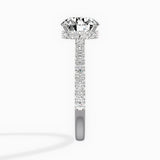 Alluring Hidden Halo Engagement Ring