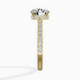 Alluring Hidden Halo Engagement Ring