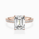 Alluring Hidden Halo Engagement Ring