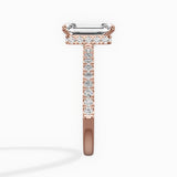 Alluring Hidden Halo Engagement Ring