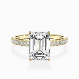 Alluring Hidden Halo Engagement Ring