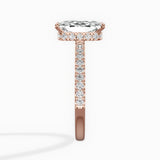 Alluring Hidden Halo Engagement Ring