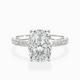 Alluring Hidden Halo Engagement Ring