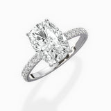 Alluring Hidden Halo Engagement Ring