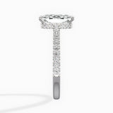 Alluring Hidden Halo Engagement Ring