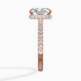 Alluring Hidden Halo Engagement Ring