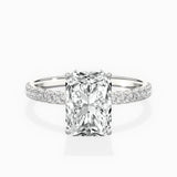 Alluring Hidden Halo Engagement Ring
