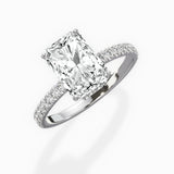 Alluring Hidden Halo Engagement Ring
