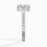 Alluring Hidden Halo Engagement Ring