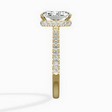 Alluring Hidden Halo Engagement Ring