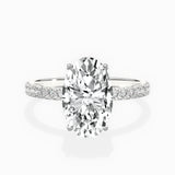 Alluring Hidden Halo Engagement Ring