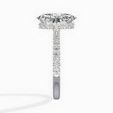 Alluring Hidden Halo Engagement Ring