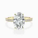 Alluring Hidden Halo Engagement Ring