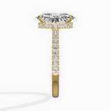 Alluring Hidden Halo Engagement Ring