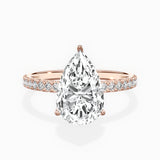 Alluring Hidden Halo Engagement Ring