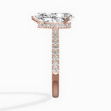 Alluring Hidden Halo Engagement Ring