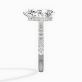 Alluring Hidden Halo Engagement Ring