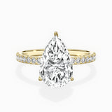 Alluring Hidden Halo Engagement Ring